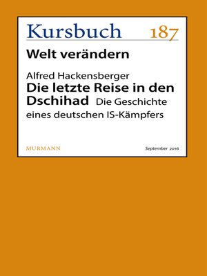 cover image of Die letzte Reise in den Dschihad